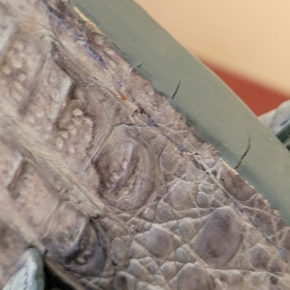 Awesome real crocodile buckle handle bag - Picture 15 of 16